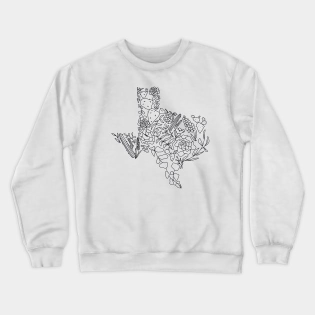 Texas Crewneck Sweatshirt by The Letters mdn